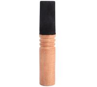 EXCEART Maglio Per Ciotola Tibetana in Pelle Scamosciata E Legno Accessorio Per Meditazione Buddha Strumento Per Suono Di Ciotola Sonora Dimensione Media 5" X 1"