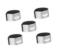 EXCEART Manopola in Metallo Per Accensione Stufa a Gas, Pulsante Di Accensione e Spegnimento Per Cucina a Gas, Set Da 5 Pezzi Per Uso Domestico e Ristoranti