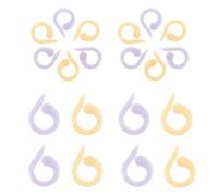 EXCEART Marcatori per Uncinetto Colorati 20 Pezzi, Piccoli Segnapunti Riutilizzabili per Cucito e Maglia Scatola Porta Accessori, Strumenti Ausiliari per Lavori Fai da Te