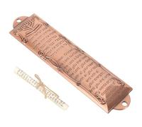 EXCEART Mezuzah Sacro e Accessorio Unico per Ebraica in Lega Vintage e Retrò, Decorazione e Pratica per Casa e Ufficio