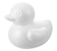 EXCEART Modello di Anatra in Polistirene Bianco, Scuola | Superficie Liscia, per Pastelli e Acquerelli, Mantiene la Forma Dopo L'asciugatura, Attività Prescolari