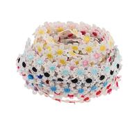 EXCEART Nastro con Margherite Colorate Nastro Ricamato Resistente e Decorativo per Scarpe Cappelli e Adatto Cucito Fai da Te e