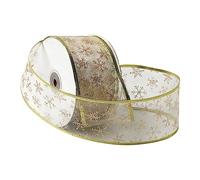 EXCEART Nastro Natale Glitterato da Decorazioni Festive per e Addobbi Natalizi Nastro per Creazioni e Feste Natale