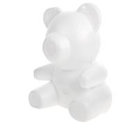 EXCEART Orso di Gommapiuma Rosa per Fai da Te Stampo Forma di Orso in Materiale Espanso Decorazioni Artigianali Ornamenti Personalizzabili Kit di Creazione Fai da Te