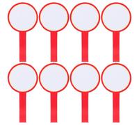 EXCEART Palette per Votare Cancellabile in Pvc 8 Pezzi Multipurpose Scrivibile per Arbitri e Team Leader