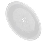 EXCEART Piatto Rotante in Vetro per Microonde 25,5 Cm, Design Stabile e Facile da Installare, Accessorio la Cottura Quotidiana nel Forno a Microonde