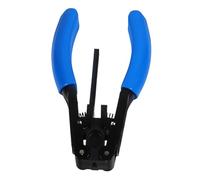 EXCEART Pinza Spelafibra per Cavi in Fibra Ottica Tagliacavi in Metallo Resistente Design Ergonomico per Uso Professionale e Alta Efficienza di Spelatura