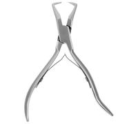 EXCEART Pinze Per Extension Chioma in Acciaio Inossidabile, Pinze Angolate a Punta Fine Per Rimozione e Legatura, Strumento Compatto Ergonomico Per Styling e Riparazione Extension