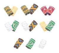 EXCEART Polsini per Chioma Dreadlocks Colorato, Anelli Decorativi per Trecce e Code di Cavallo, Set da 15 Pezzi per Accessori Chioma Donna, per Acconciature e Decorazioni Quotidiane