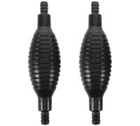 EXCEART Pompa Manuale per Travaso Carburante, Sifone Olio a Bulbo Nero | Plastica, Design Portatile, Avviamento Rapido, per Manutenzione in Garage e Tosaerba, senza Elettricità