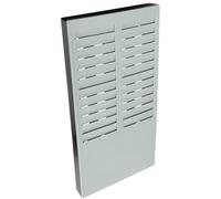 EXCEART Porta Tessere in Plastica da Parete per 24 Schede Presenza, Semplice e Comodo da Usare, Accanto alla Macchina per Timbrare Orario