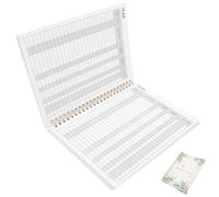 EXCEART Registro degli Assegni Libro Mastro Contabile Tracker delle Spese Layout Intuitivo per Gestione Finanziaria Personale e Aziendale Compatto e Portatile