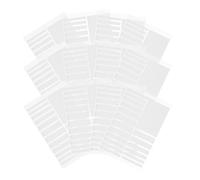 EXCEART Riduttore di Anelli Invisibile in Eva Bianco Design Ultra Sottile, Regolatore Flessibile per Adattamento Preciso di Anelli Larghi e Sciolti, 16 Fogli Accessori per Gioielli