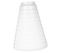 EXCEART Riduzione del del tubo sfogo girare isolato piccolo tubo flessibile Raccordo di transizione per tubo condotto connettore di canalizzazione plastica bianca