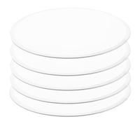 EXCEART Round Folding Fans 5Pcs Collapsible Handheld Summer Cooling Fans for Party Favor Decoration 9.84 inch