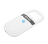 EXCEART Scanner per Microchip Animali Portatile in Plastico Bianco con Lettura Alta Efficienza e Design Multifunzionale per Gestione Animali e Risorse