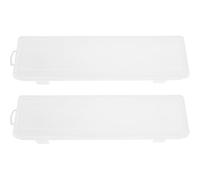 EXCEART Scatola Trasparente 14 Pollici 2 Pezzi Contenitore in Plastica Leggero Per Gioielli Utensili E Piccoli Oggetti Organizzazione Efficiente Per Casa E Ufficio