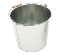 EXCEART Secchio per Cenere in Metallo, Secchio per Braci e Carbone, Ferro, Argento, Grande Capacità, Pala per Trasferire Carbone, per Stufa e Barbecue All'aperto