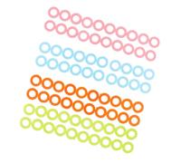 EXCEART Segnapunti Colorati per 100 Pezzi in 5 Confezioni Segnapunti Circolari in per Uncinetto per e Lavoro a