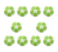 EXCEART Set 10 Pezzi Palline da Calcio da Tavolo in Plastico Verde Chiaro, Resistenti e Non Facili da Rompere per Calciobalilla e Giochi di Calcio da Tavolo