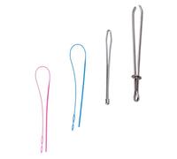EXCEART Set 4 Pezzi Infila Coulisse in Lega e Plastica Flessibile per Sostituzione Cordoncino Pantaloni, Pratico e Facile da Usare per Cappotti e Tute Sportive