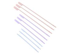 EXCEART Set 9 Pezzi Spatole per Trucco in Silicone Riutilizzabili Design a Raggio per Distribuire Uniformemente la Lozione, Strumento Essenziale per Bellezza e Cura Colore Casuale