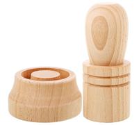 EXCEART Set di 1 Attrezzo per Fare Vasi di Carta in Legno Fai-da-Te, Strumento per Creare Vasi di Carta da Giornale per Giardinaggio, Khaki, 13,5 x 6,8 x 6,8 cm