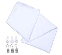 EXCEART Sfondo Bianco Per Foto in Completo Chiodi e Clip Per Ritratti Video e Decorazioni Varie Professionale Resistente Alle Pieghe Adatto Diverse Occasioni e Ambienti