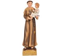 EXCEART Statua Religiosa Soprammobile Artistico Dettagli Raffinati in Resina Ornamento per e Bar e Arredamento Interno