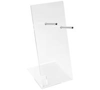 EXCEART Supporto per Asciugacapelli da Muro in Acrilico e Metallo Design Semplice per Organizzare Phon da Chioma e Risparmiare Spazio a Casa in Salone