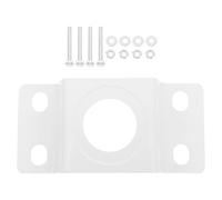 EXCEART Supporto per Lampione in Ferro con Staffa di Montaggio per Palo della Luce, Kit con Piastra Posteriore e Viti, Compatibile per Illuminazione Stradale e Pannelli Solari, Uso