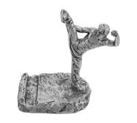 EXCEART Supporto per Telefono in Resina Kung Fu, Supporto per Telefono da Scrivania Piccolo e Stabile Base Antiscivolo, Decorazione Creativa per Smartphone e Tablet, Espositore per Casa