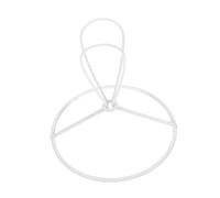 EXCEART Telaio Lampada in Filo per Paralume Supporto per Plafoniera Anello Montaggio per Paralume Telaio Supporto per Lampadario da Te Gabbia Protezione per Lampadine
