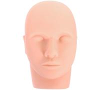 EXCEART Testa Manichino per Extension Ciglia e Trucco Viso, Strumento per Pratica Estensioni Ciglia, Riutilizzabile e Adatta a Principianti per Formazione Estetica e Centri Spa