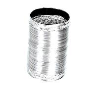 EXCEART Tubo Di Scarico Canalizzazione in Lamina Di Alluminio Canalizzazione in Alluminio Per Cucina Condotto Dell'aria Flessibile Canalizzazione Della Cucina Foglio Di Alluminio Argento
