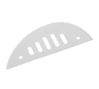 EXCEART Utensile per Ceramica in Plastica a Forma di Mezzaluna Bianca, Leggero e Versatile per Modellare e Scolpire Argilla, per Uso Domestico e Studio