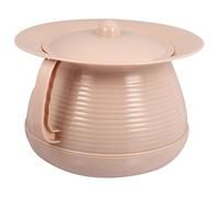 EXCEART Vaso da Notte per Anziani in Plastica Pp Coperchio, Vasetto di Urina Resistente e Portatile, Contenitore Urine Rosa per Uso Domestico e Ospedaliero Riutilizzabile