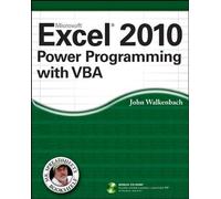 (Excel 2010 Power Programming with VBA) By Walkenbach, John (Author) Paperback on (05 , 2010)
