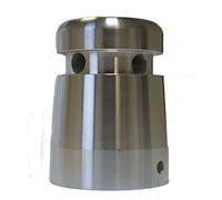 Excel CDF08271 Grimmur Testina per Decespugliatore in Alluminio senza Chiave, Universale, Multifilo, Cromato