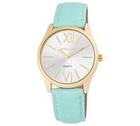 Excel lanc Analog Orologio da donna, in pelle, diametro 39 mm Verde chiaro - 195002800191