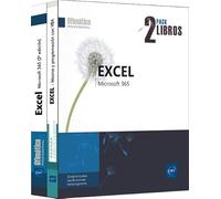 Excel Microsoft 365: Pack de 2 libros: Manual de referencia + Cuaderno de ejercicios sobre Macros y programación VBA