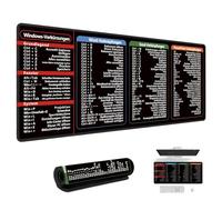 Excel - Sottomano da scrivania in tedesco, per ufficio, per Office Word PPT Windows PowerPoint (40 x 90 cm)