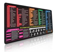 Excel - Tappetino per mouse XXL da ufficio, impermeabile, 900 x 400 mm, per ufficio e casa