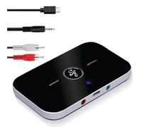 Excel van - Adattatore audio Bluetooth 2 in 1, RT-B6-10 m, compatibile con Android/iOS