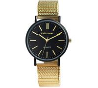 Excellanc 1700062 - Orologio da donna con cinturino in acciaio INOX, analogico, al quarzo, Colore: oro.