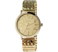 Excellanc 1700064 - Orologio da donna con cinturino in acciaio INOX, analogico, al quarzo, Colore: oro.