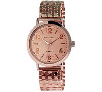 Excellanc 1700064 - Orologio da Polso, Bracciale Donna con Cinturino in Acciaio INOX, Analogico, al Quarzo, Colore: Oro Rosa