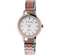 Excellanc 1700065 - Orologio Piccolo da Donna Orologi, con Cinturino in Acciaio INOX, Analogico, al Quarzo, Colore: Oro Rosa
