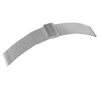 Excellanc - Cinturino di ricambio per orologio Milanaise, in acciaio INOX, 24 mm, colore: Argento