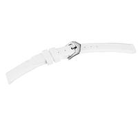 Excellanc cinturino in caucciù bianco 14 mm larghezza con fibbia ad ardiglione lunghezza 20 cm donna uomo